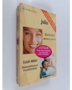 Kirjailijan Susan Meier & Eva Rutland käytetty kirja Melkein perhe / Haavoittunut hyväntekijä