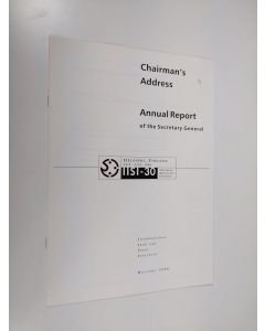käytetty teos Chairman's Address : Annual Report of the Secretary General