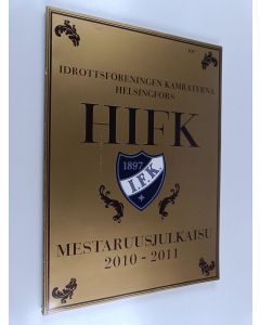 käytetty kirja H.I.F.K mestaruusjulkaisu 2010-2011