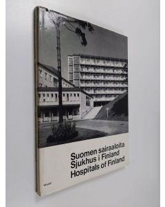 Kirjailijan Niilo Pesonen käytetty kirja Suomen sairaaloita = Sjukhus i Finland = Hospitals of Finland