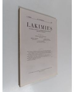 käytetty kirja Lakimies 2/1988 : Suomalaisen lakimiesyhdistyksen aikakauskirja