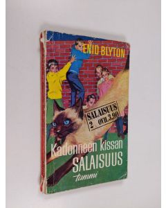 Kirjailijan Enid Blyton käytetty kirja Kadonneen kissan salaisuus