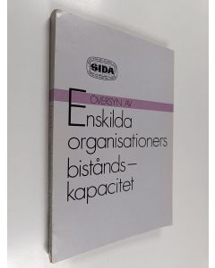 käytetty kirja Översyn av de enskilda organisationernas biståndskapacitet