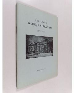 käytetty teos Helsingin normaalilyseo 1970-1971