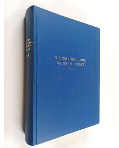 käytetty kirja Yleisurheilumme maineen tieltä 1-2 : Suomen Urheiluliitto 1906-1956