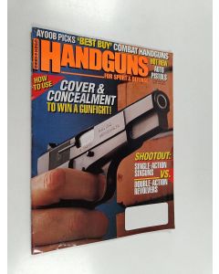 käytetty teos Handguns for sport & defence february 1992