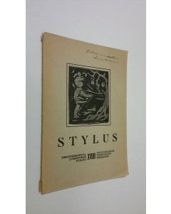 Kirjailijan Anna-Liisa Saalas käytetty kirja Stylus : Piirustusopettajayhdistyksen julkaisu XVIII