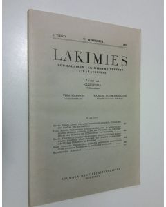 käytetty kirja Lakimies 5/1979