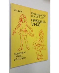 Kirjailijan Urho Somerkivi käytetty kirja Ensimmäisen lukukirjan opiskeluvihko