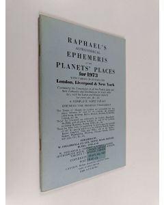 käytetty teos Raphael's Astronomical Ephemeris of the Planets' Places for 1973