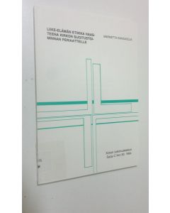 Kirjailijan Marketta Kangasoja käytetty kirja Liike-elämän etiikka haasteena kirkon sijoitustoiminnan periaatteille