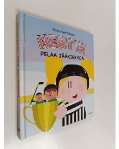 Kirjailijan Niina Veittikoski käytetty kirja Hertta pelaa jääkiekkoa
