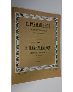 Kirjailijan S. Rakhmaninov käytetty teos Etudes-tableaux for piano Op. 39 Volume II.
