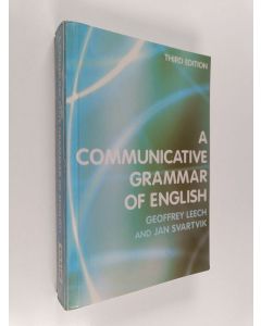 Kirjailijan Geoffrey Leech käytetty kirja A communicative grammar of English
