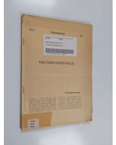 käytetty kirja Työnvälityskomitealta : (komiteanmietintö 1935. N:o 5)