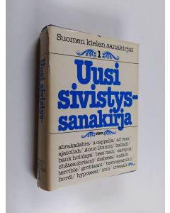 Tekijän Annukka Aikio  käytetty kirja Suomen kielen sanakirjat 1 : Uusi sivistyssanakirja