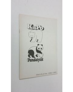 käytetty teos KaPo ja Pandatytöt käsiohjelma 1982-1983