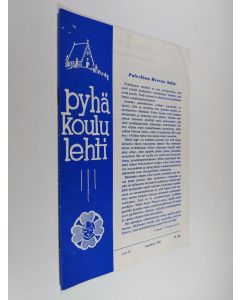 Kirjailijan T. J. Vauramo käytetty teos Pyhäkoululehti 6/1961