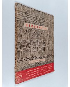 Kirjailijan Aino Hausmann käytetty teos Kirjontaa