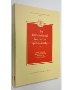 käytetty kirja The International Journal of Psycho-Analysis - vol. 78, part 1-2/1997
