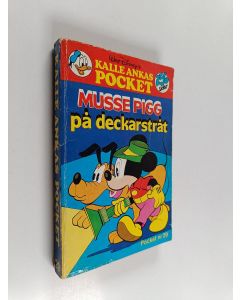 Kirjailijan Walt Disney käytetty kirja Musse pigg på deckarstråt