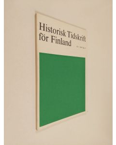 käytetty kirja Historisk tidskrift för Finland 3/1980