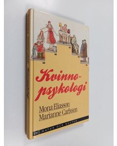 Kirjailijan Mona Eliasson käytetty kirja Kvinnopsykologi