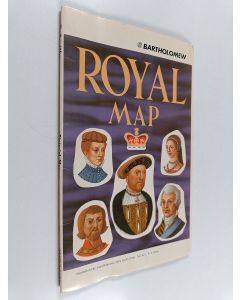 käytetty kirja The royal map : pictorial map