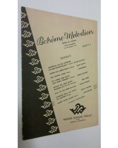 käytetty teos Boheme-Melodien - heft 1