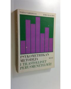 Kirjailijan Toivo Vahervuo käytetty kirja Psykometriikan metodeja 1, Tilastolliset perusmenetelmät