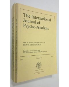 käytetty kirja The International Journal of Psycho-Analysis - vol. 72, part 1-4/1991