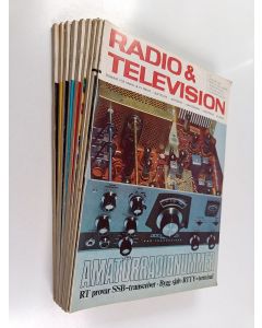 käytetty kirja Radio & Television 1969 (1-12, n:o 6, 7, & 8 puuttuu)