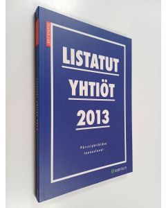 käytetty kirja Listatut yhtiöt 2013