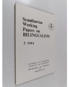 käytetty kirja Scandinavian working papers on bilingualism 2