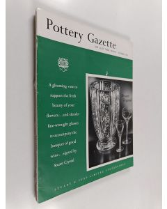 käytetty kirja Pottery gazette and glass trade review, october 1956