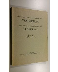 Tekijän Pentti Lempiäinen  käytetty kirja Suomen kirkkohistoriallisen seuran vuosikirja 1970-1971