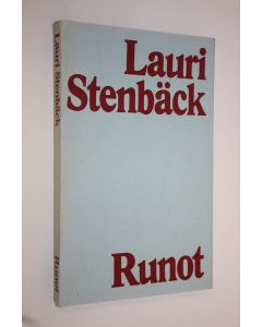 Kirjailijan Lars Stenbäck käytetty kirja Runot