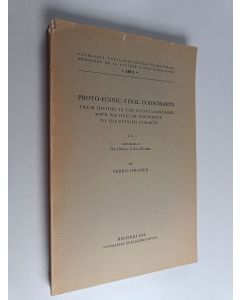 Kirjailijan Terho Itkonen käytetty kirja Proto-finnic final consonants : their history in the Finnic languages with particular reference to the Finnish dialects, 1:1 - Introduction. The history of -k in Finnish