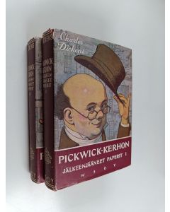 Kirjailijan Charles Dickens käytetty kirja Pickwick-kerhon jälkeenjääneet paperit  1-2