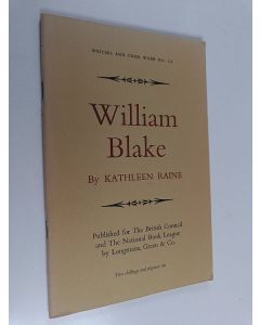 Kirjailijan Kathleen Raine käytetty teos William Blake