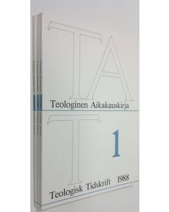 käytetty kirja Teologinen aikakauskirja 1988 : vuosikerta 1-3