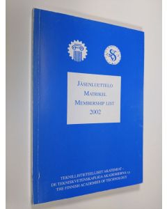 käytetty kirja Jäsenluettelo = Matrikel = Membership list 2002
