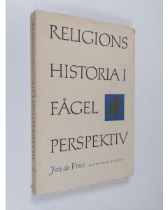 Kirjailijan Jan de Vries käytetty kirja Religionshistoria i fågelperspektiv