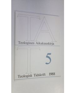 käytetty kirja Teologinen aikakauskirja 5/1988