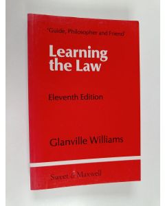 Kirjailijan Glanville Williams käytetty kirja Learning the law