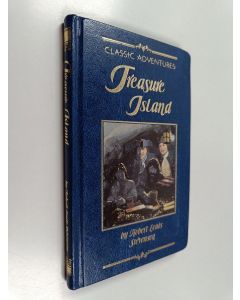 Kirjailijan Robert Louis Stevenson käytetty kirja Treasure Island
