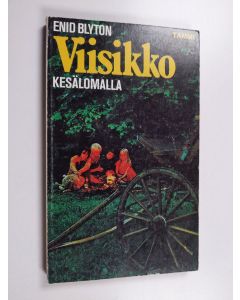 Kirjailijan Enid Blyton käytetty kirja Viisikko kesälomalla