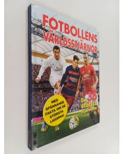 Kirjailijan Anton Boström käytetty kirja Fotbollens världsstjärnor