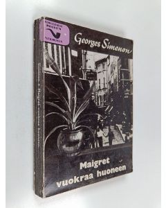 Kirjailijan Georges Simenon käytetty kirja Maigret vuokraa huoneen