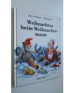 Kirjailijan Jens Ahlbom käytetty kirja Weihnachten beim Weihnachtsmann